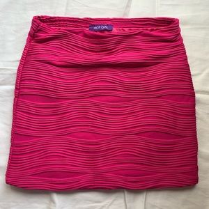 Hot Gal Bright Pink Barbie Skirt